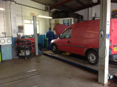 On a Hill Garage