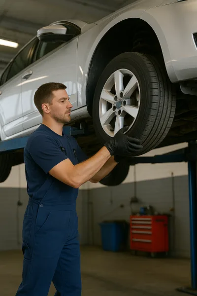 Toat Hill mot centre and Tyres