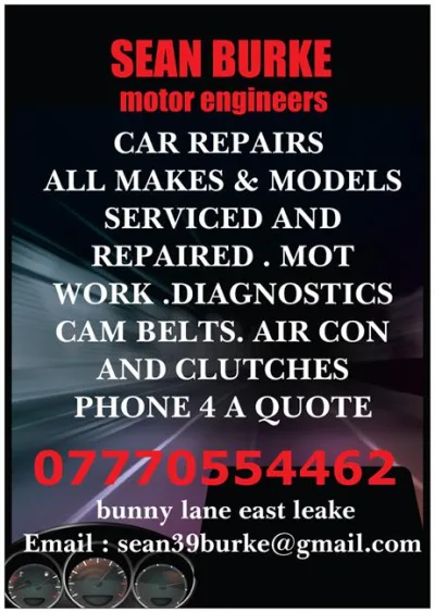 SEAN BURKE GARAGE and MOTOR ENGINEERS