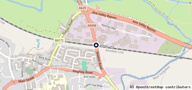 Map showing the location of Vertu Volkswagen Skipton | Keighley