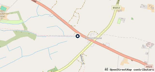 Map showing the location of Smithy Garage (Leek) Ltd