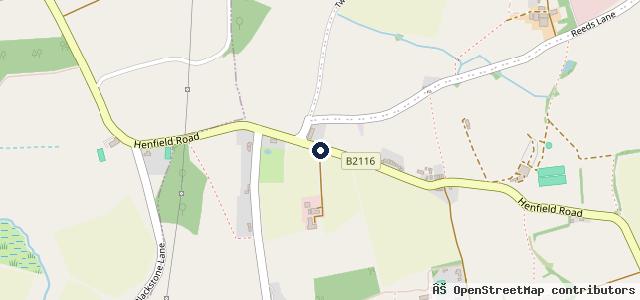 Map showing the location of Southern Motor Group Cowfold Volkswagen Van Centre