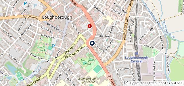 Map showing the location of Speedwell Garage