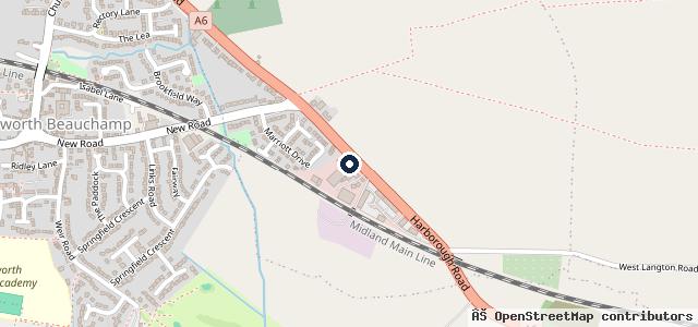 Map showing the location of Spender's Motorcycles
