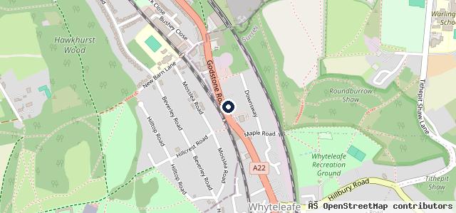 Map showing the location of Steve Taylor Cars