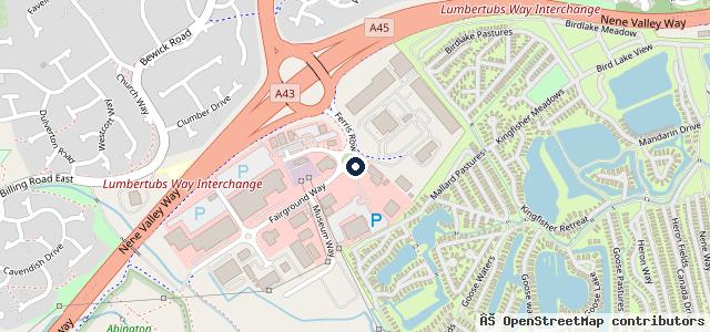 Map showing the location of TOYOTA