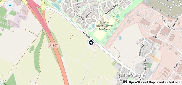 Map showing the location of Steves Car Sales