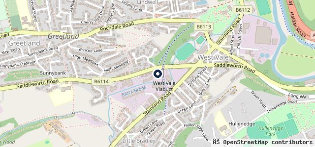 Map showing the location of Sunside Tyres & Batteries