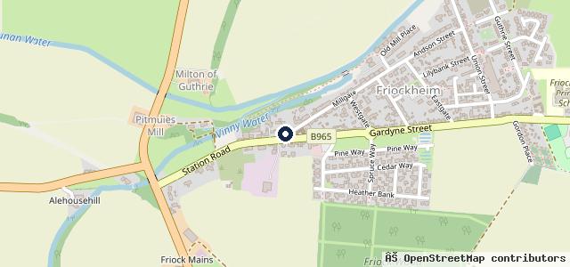 Map showing the location of Sutties Garage
