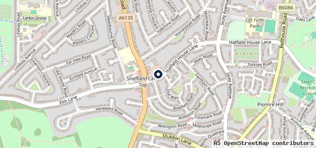 Map showing the location of Swift Fit Autocentre