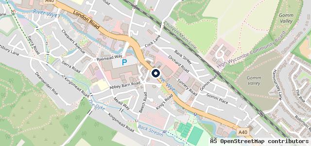 Map showing the location of Sytner High Wycombe BMW