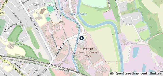 Map showing the location of The Car Parts Shop
