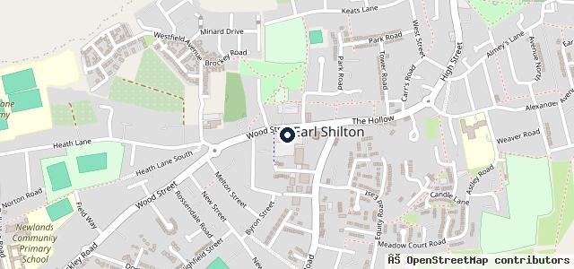Map showing the location of The Motorist Centre