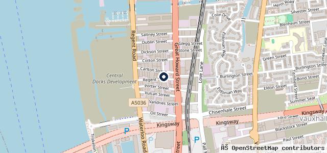 Map showing the location of Total Tyres 24/7 mobile tyre fitting service / tyre shop