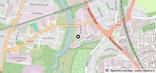 Map showing the location of Flogas Britain Ltd - Kidderminster