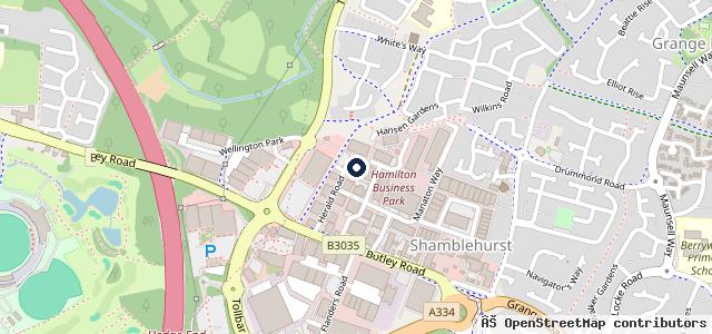 Map showing the location of HiQ Tyres & Autocare Hedge End (Tyreshops)