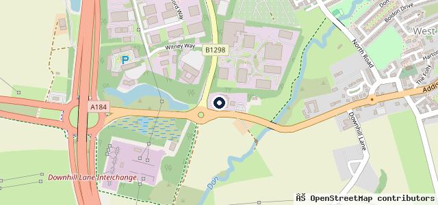 Map showing the location of Vertu BMW Sunderland