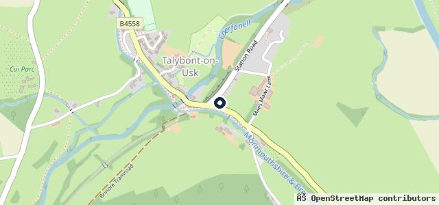 Map showing the location of The Allt Garage Ltd