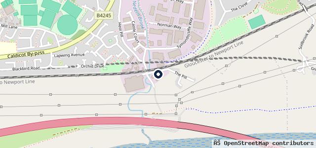Map showing the location of W G Auto Services