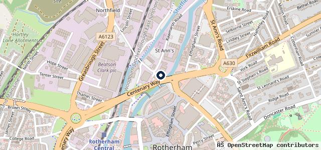 Map showing the location of Bosch Car Service - Walker Cutting