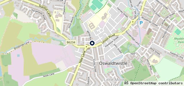 Map showing the location of Whiteash Autoworks Ltd