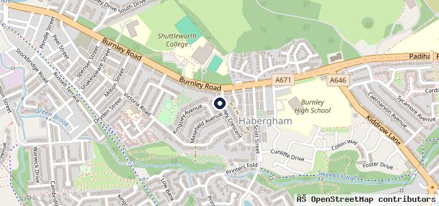 Map showing the location of Whitegate Motors