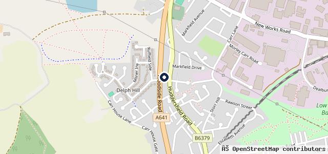 Map showing the location of Whomack Autos