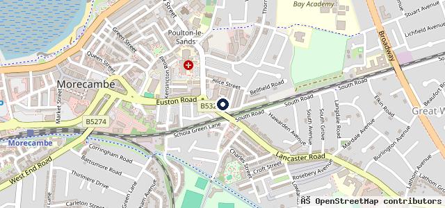 Map showing the location of York Bridge M O T Centre Ltd