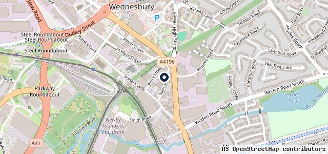Map showing the location of Yorkies Mot and Service centre