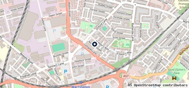 Map showing the location of Car Body Repairs