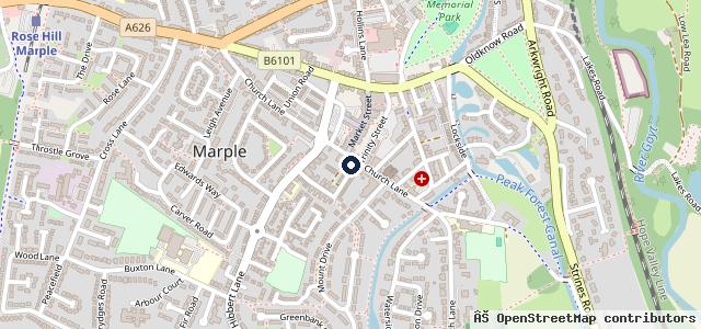 Map showing the location of A D Autos