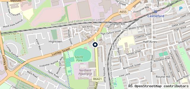 Map showing the location of The Car Shop