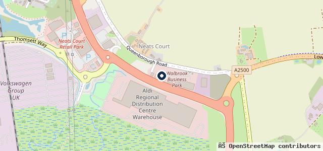 Map showing the location of The Test Centre Nothing But MOTs