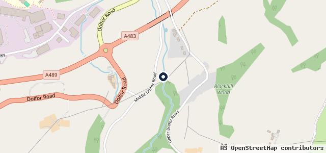 Map showing the location of Dingle Hall Garage