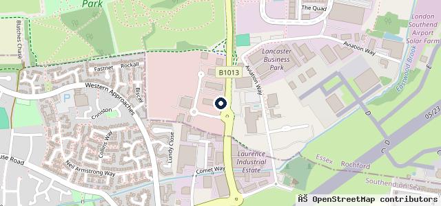 Map showing the location of Vauxhall