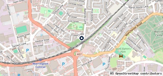 Map showing the location of A1 MOT Willis Motors