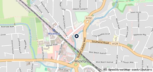 Map showing the location of Wickford Garage Ltd work