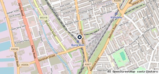 Map showing the location of Stanley automotive