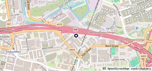 Map showing the location of Audi Technik Centre