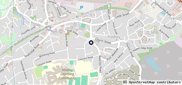 Map showing the location of HTR Autocentre Telford