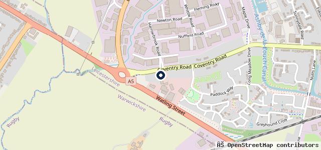 Map showing the location of Harrowbrook MOT Centre LTD