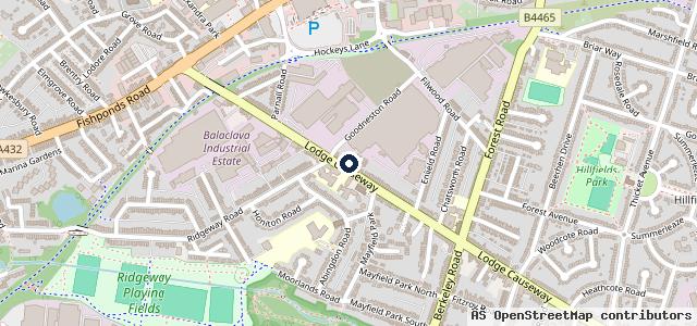 Map showing the location of V-Ten Specialist Motorcycles Limited