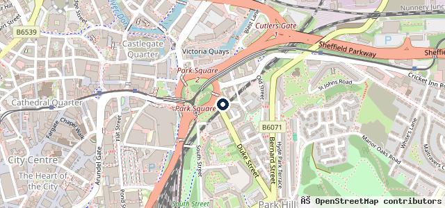 Map showing the location of Bestfit Tyre Centre Ltd