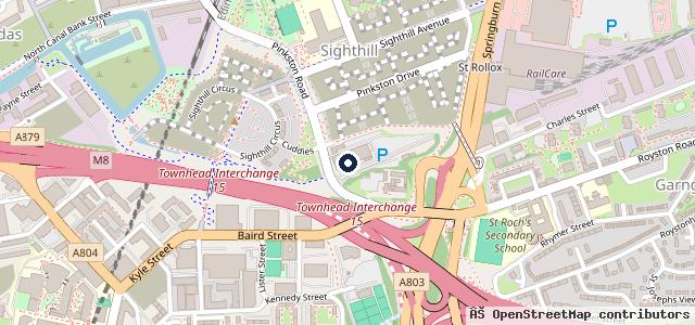 Map showing the location of Douglas Park BMW Pinkston