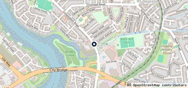 Map showing the location of Sinclair Volkswagen