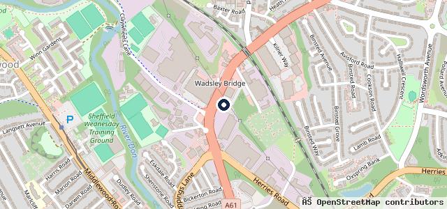 Map showing the location of The Car Megastore
