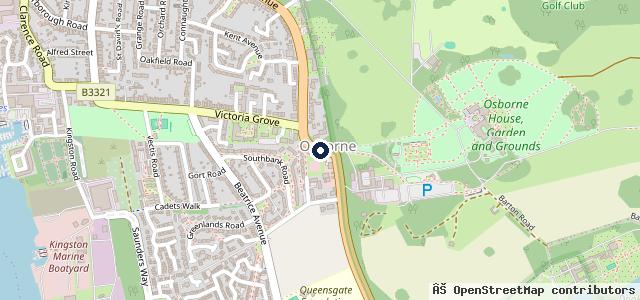 Map showing the location of Osborne Garage | Durham