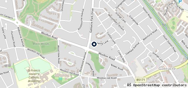 Map showing the location of Liverpool Mobile Tyres