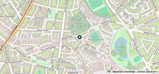 Map showing the location of The Albion Road Garage