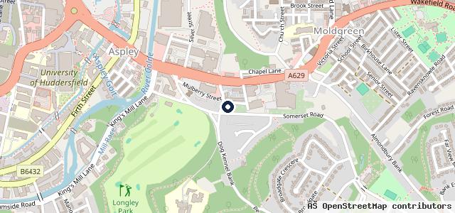 Map showing the location of Parkside Garage Ltd Jaguar & Land Rover Specialists
